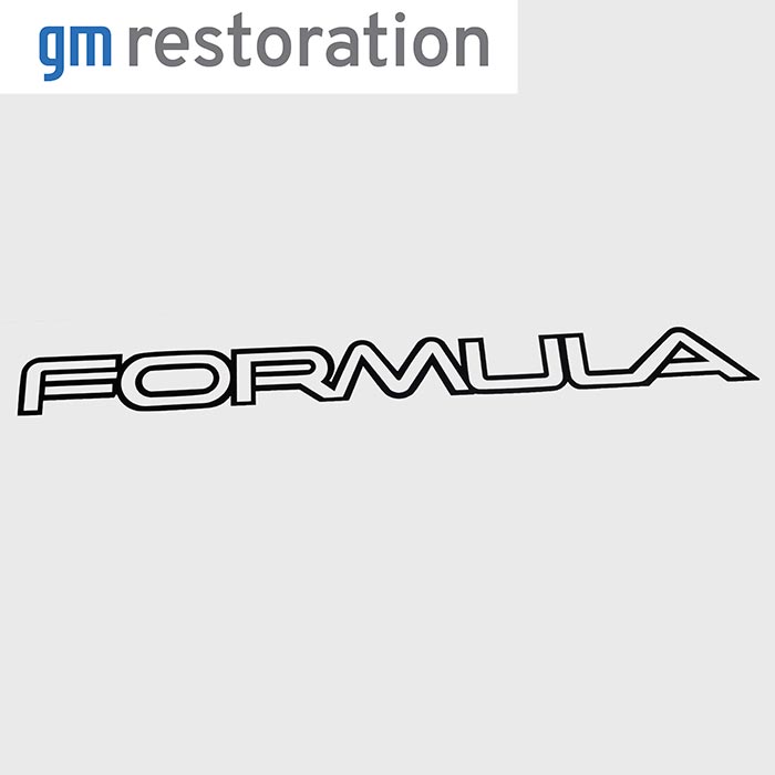 1988 Formula Decal