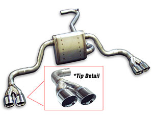 85-88 V6 Ocelot S.S. Exhaust w/ Tips