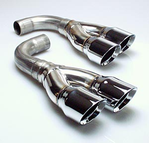 84-88 Ocelot Stainless Exhaust Tip Set