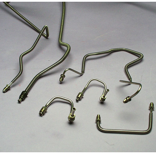84-88 Stainless Metal Brakeline Set
