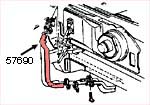 84-86 Heater Hose (w/o A/C heater to pipe)