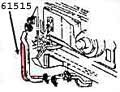 85-87 V6 Ft Inlet Heater Hose w/ A/C