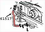 85-87 V6/4cyl Ft Outlet Heater Hose w/ A/C