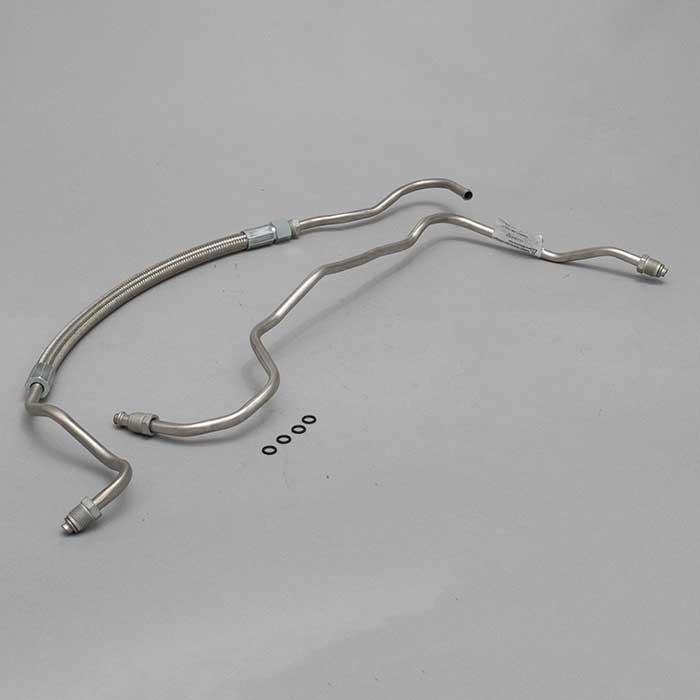 87-88 4cyl Stainless Steel & Braided Fuel Line Kit
