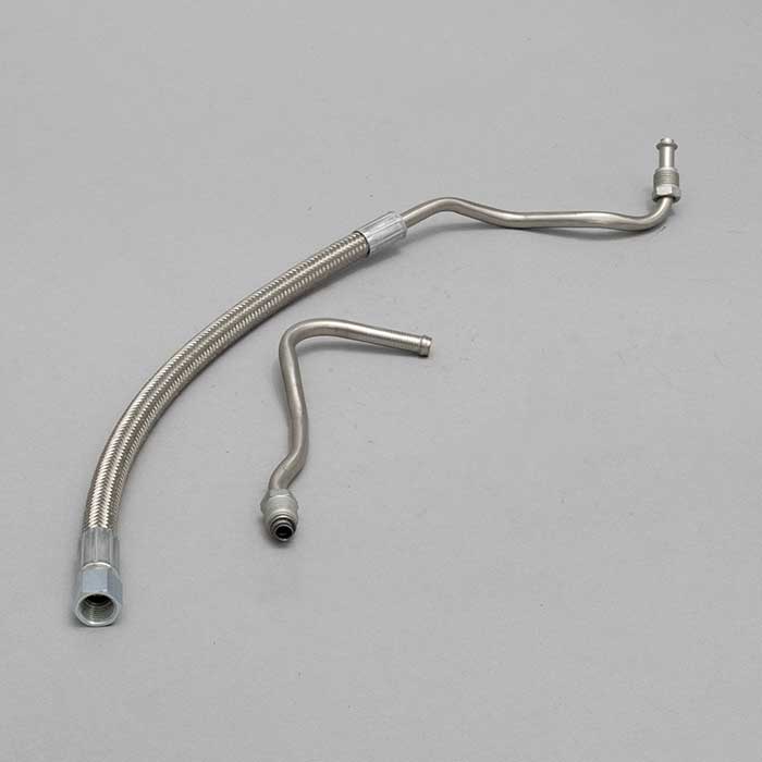 85-88 V6 Stainless Steel & Braided Fuel Line Kit