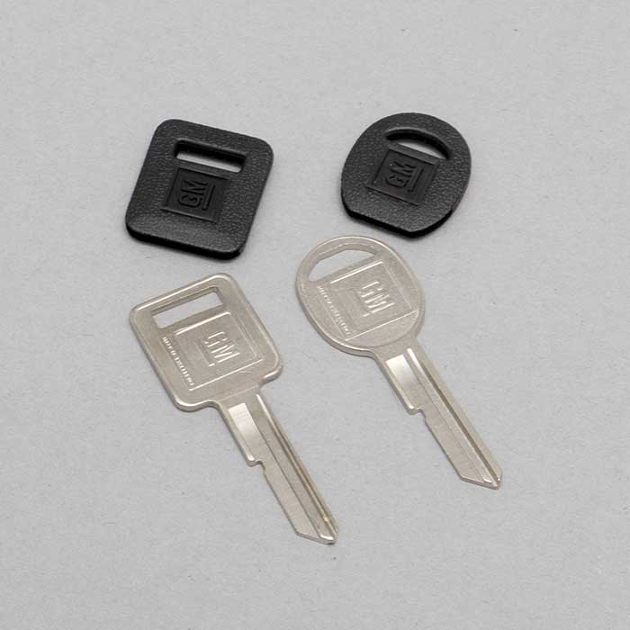 84-88 Blank Ignition & Decklid Key Sets