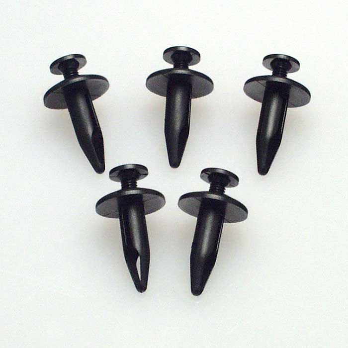 86-88 Engine Splash Shld Clips (5)